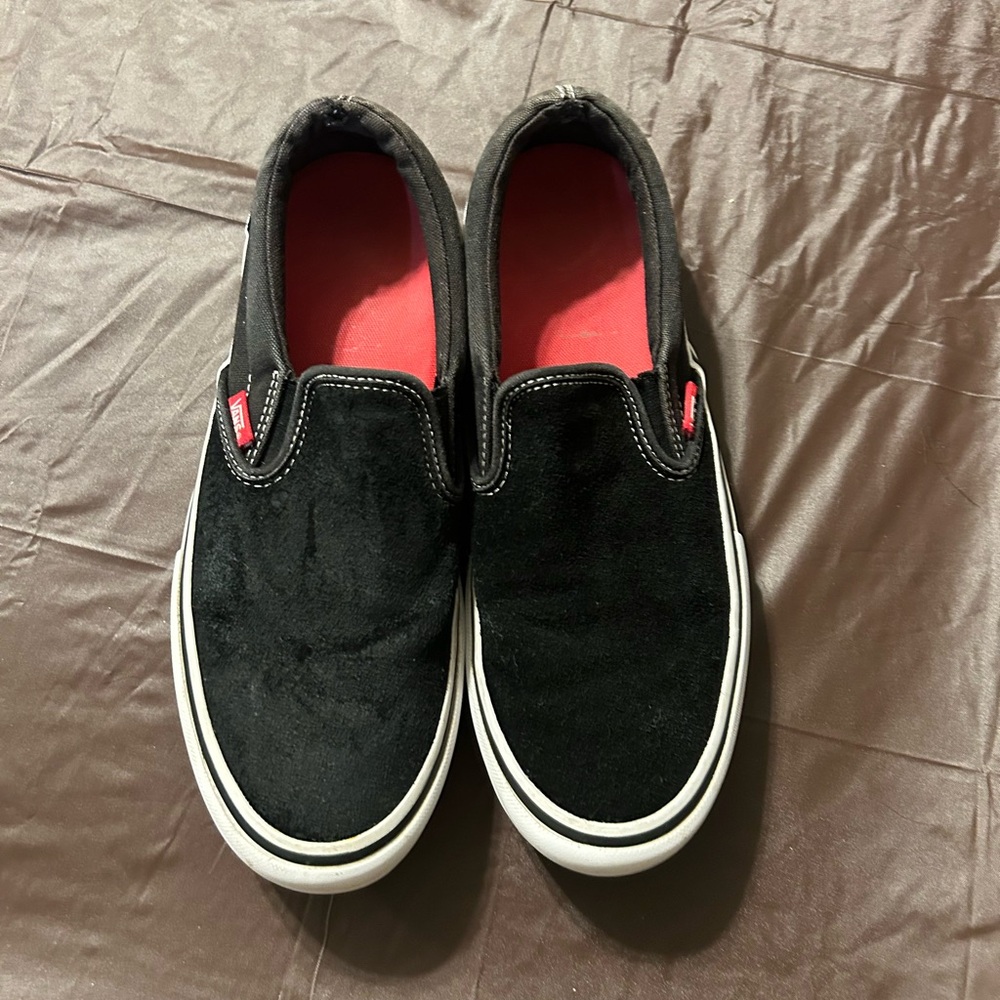 Vans Black Slip-On Sneakers